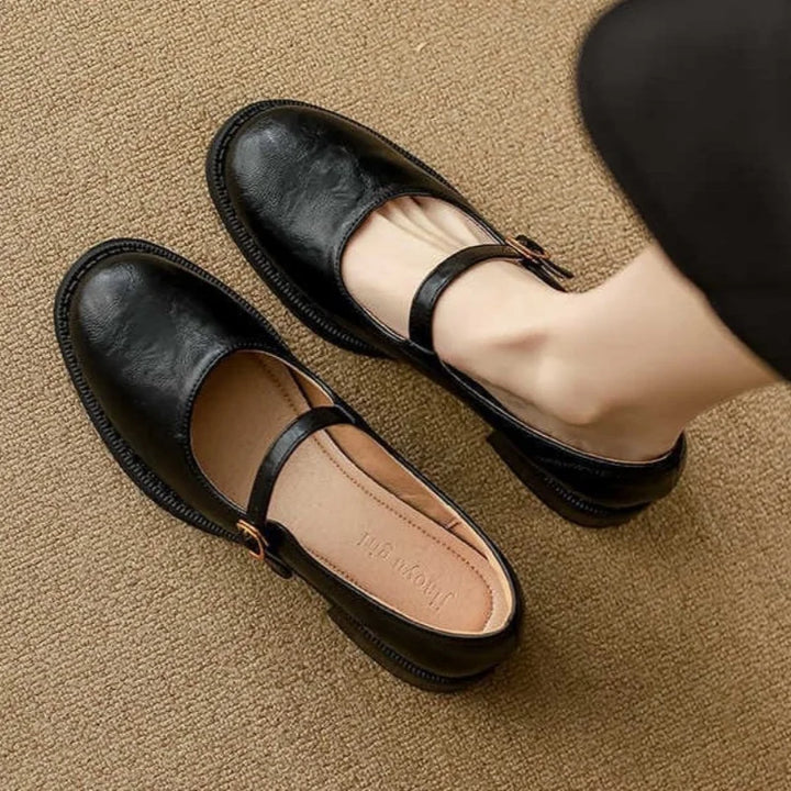 Orvella | Elegant Leather Mary Janes