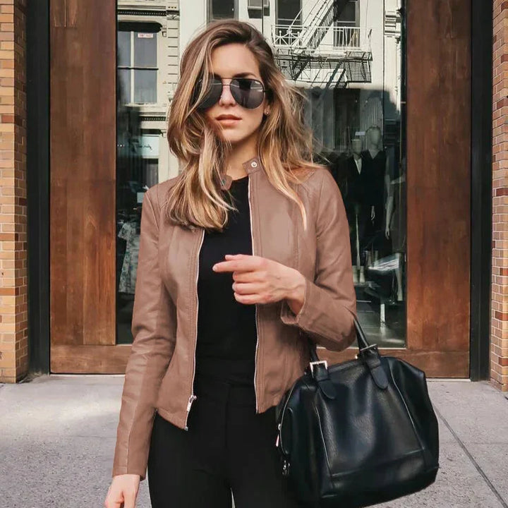 GIULIA | ELEGANT LEATHER JACKET