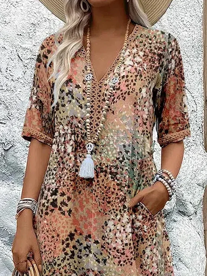Isabella Graceful Flowing Midi Dress