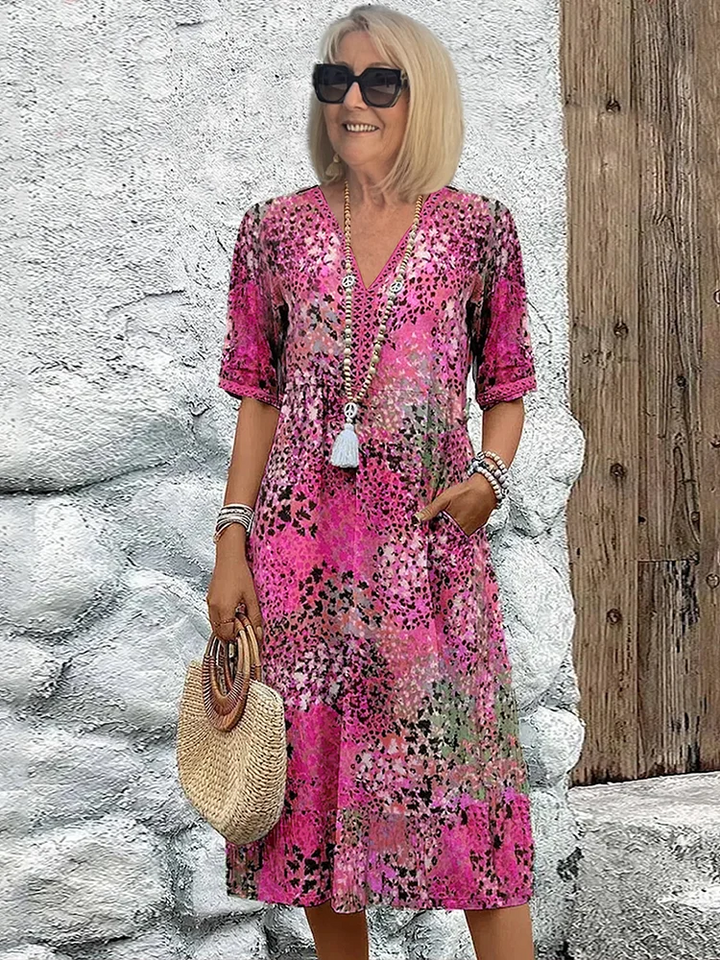 Isabella Graceful Flowing Midi Dress