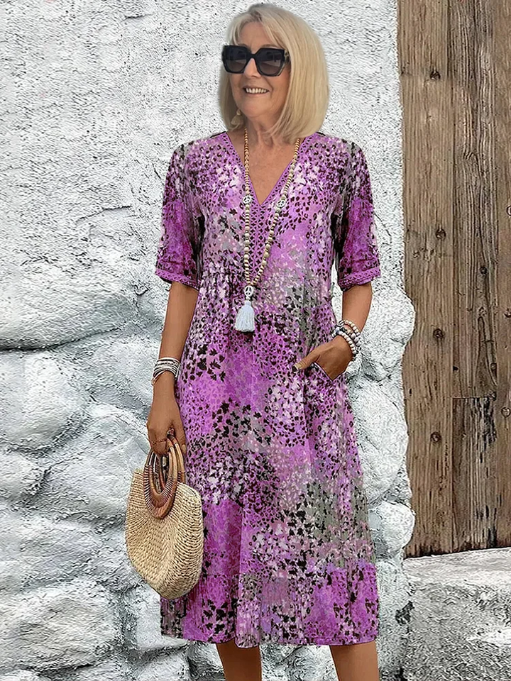 Isabella Graceful Flowing Midi Dress