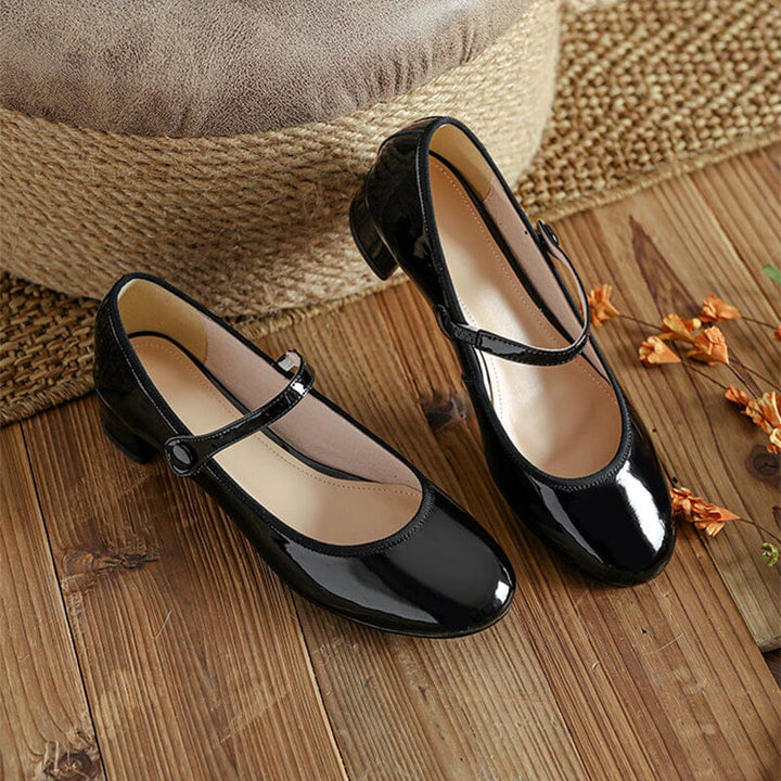 Eudora | Elegant Leather Mary Janes