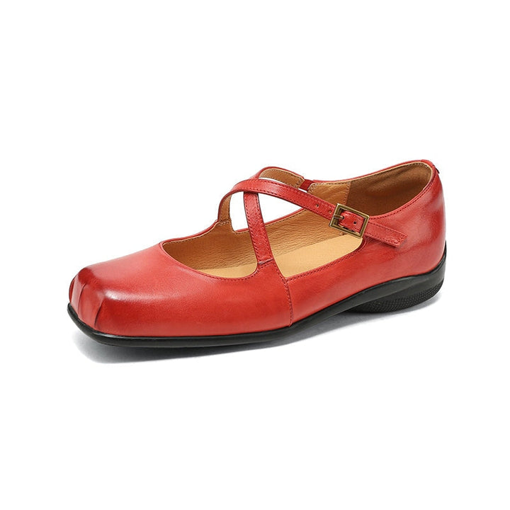 Azenora | Elegant Leather Mary Janes