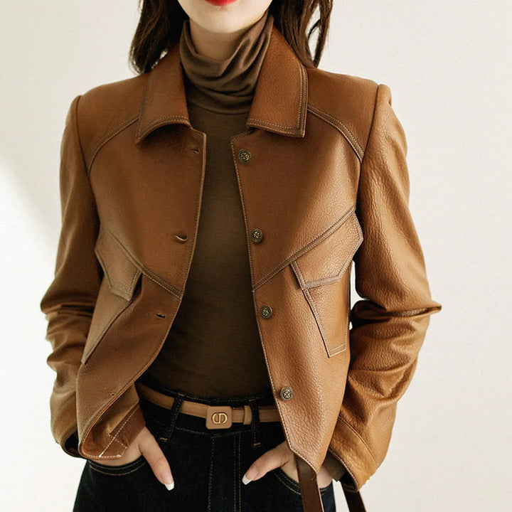 EMMA | MODERN LEATHER JACKET
