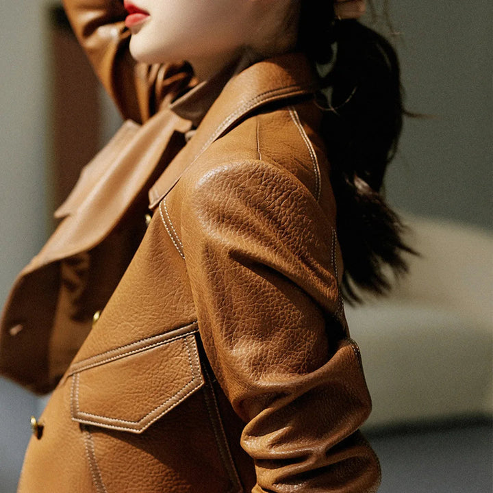 EMMA | MODERN LEATHER JACKET