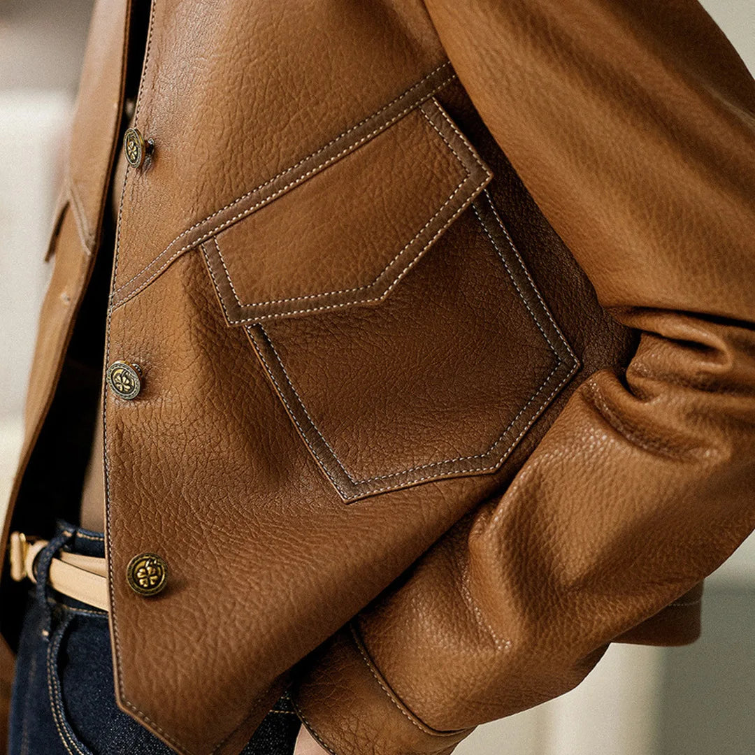EMMA | MODERN LEATHER JACKET