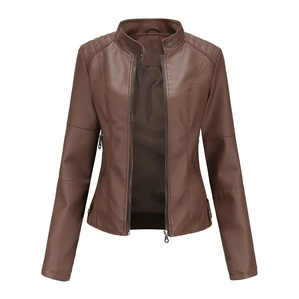 AMELIA | CHIC LEATHER JACKET