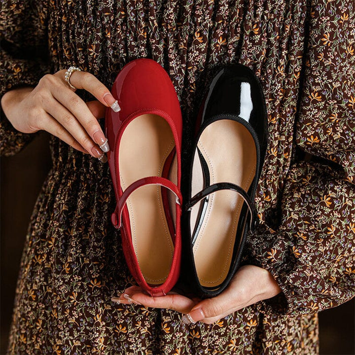 Eudora | Elegant Leather Mary Janes