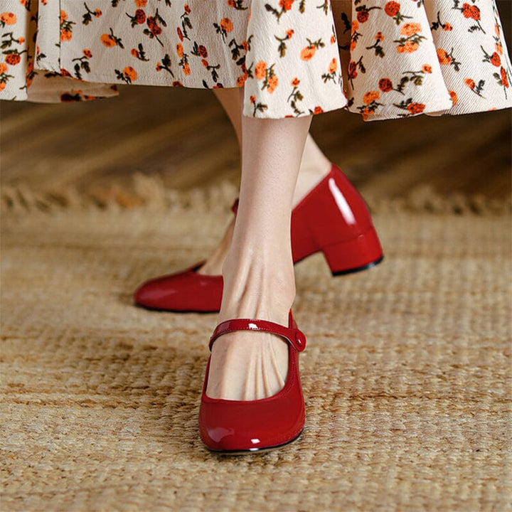 Eudora | Elegant Leather Mary Janes