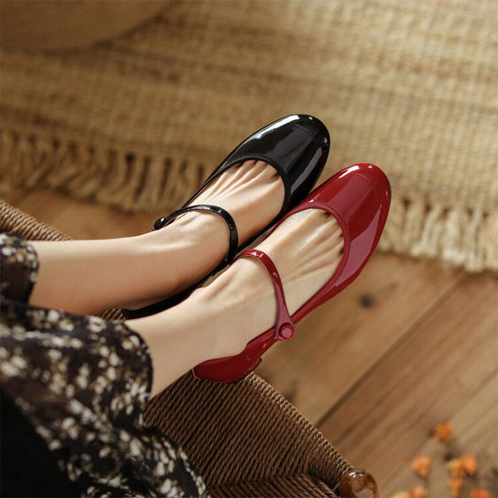 Eudora | Elegant Leather Mary Janes