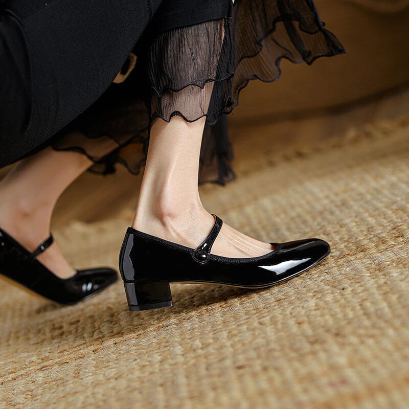 Eudora | Elegant Leather Mary Janes