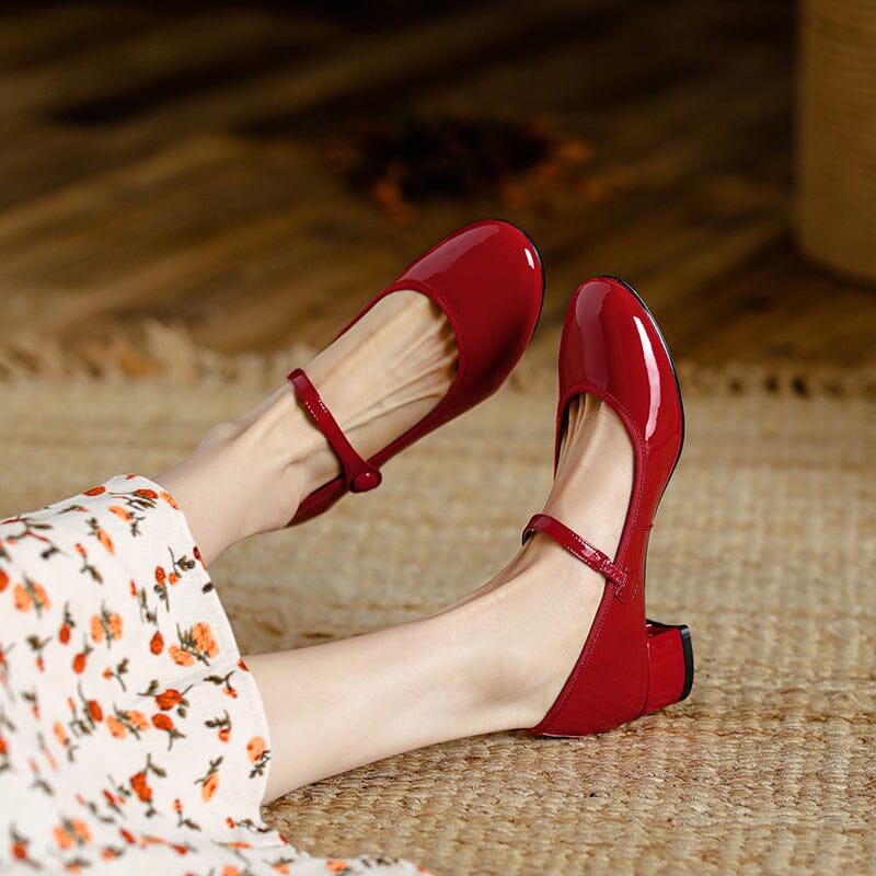 Eudora | Elegant Leather Mary Janes