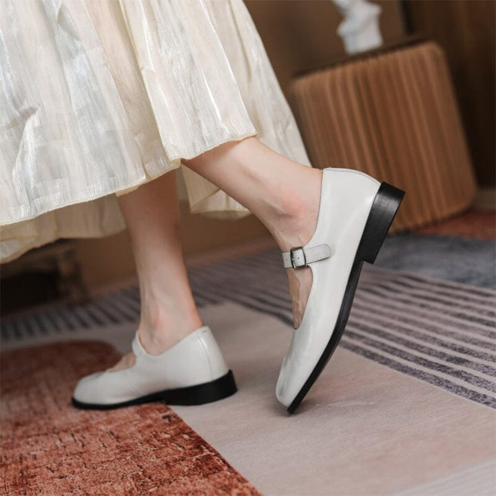 Lunara | Elegant Leather Mary Janes