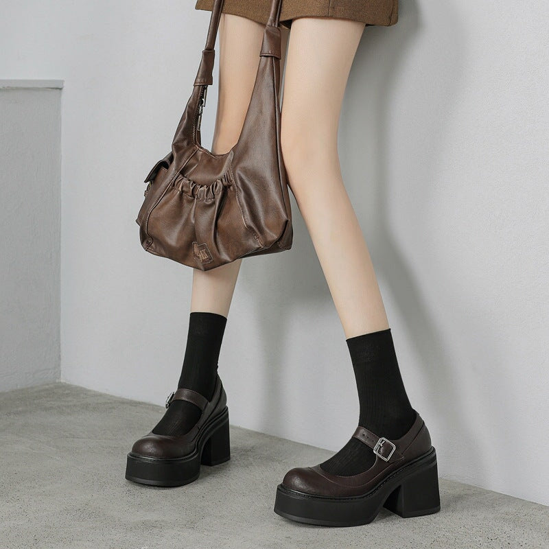Veyona | Sophisticated Style Leather Pumps