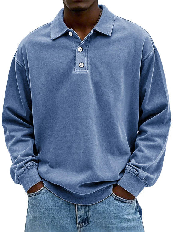 Albert | Long Sleeve Polo Shirt