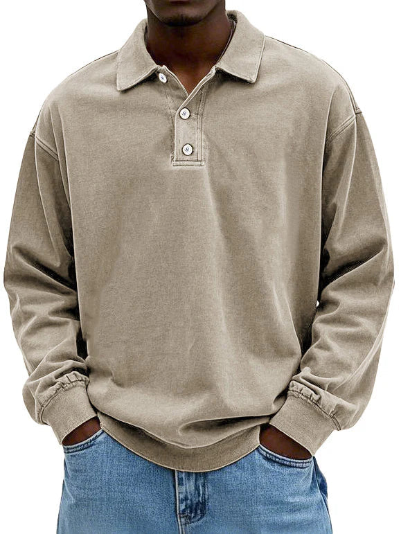 Albert | Long Sleeve Polo Shirt