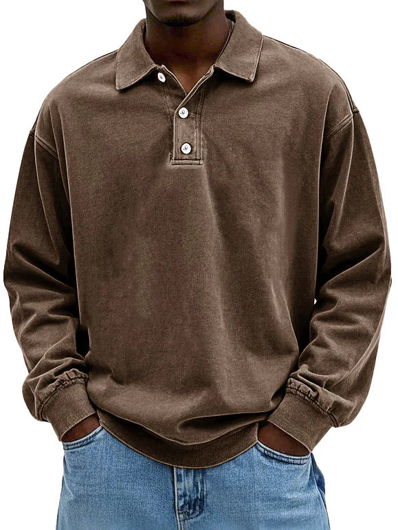 Albert | Long Sleeve Polo Shirt
