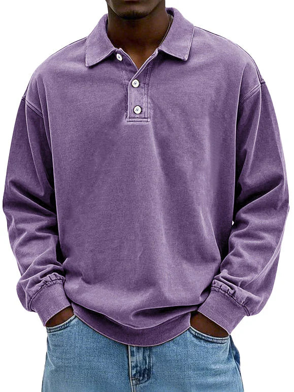 Albert | Long Sleeve Polo Shirt