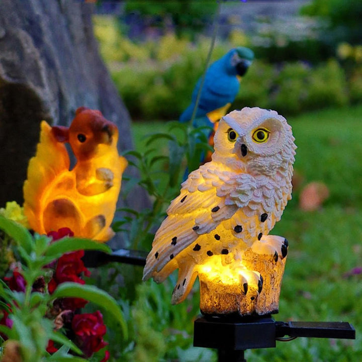 SOLAR OWL GARDEN LIGHT
