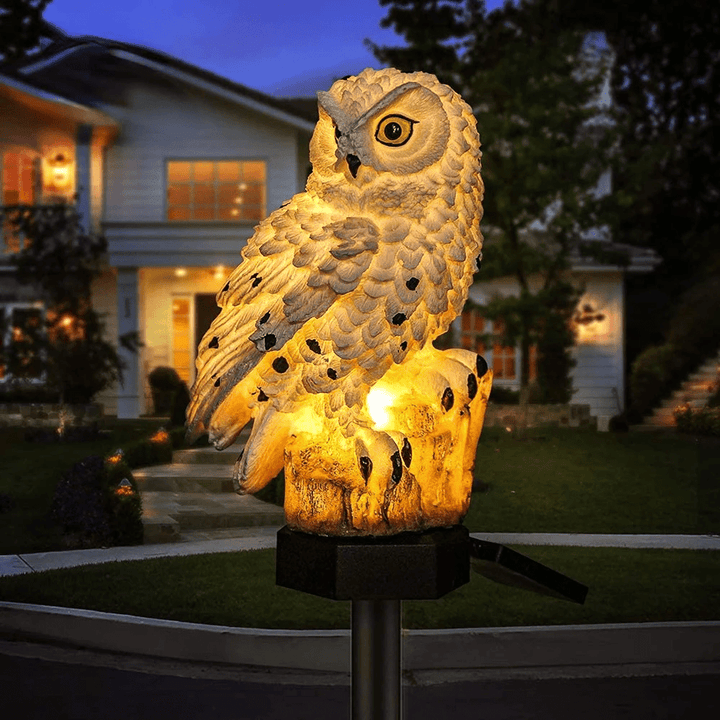 SOLAR OWL GARDEN LIGHT