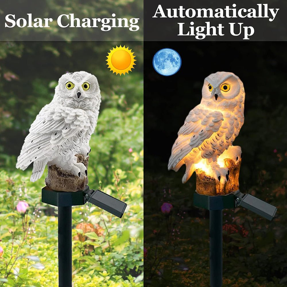 SOLAR OWL GARDEN LIGHT
