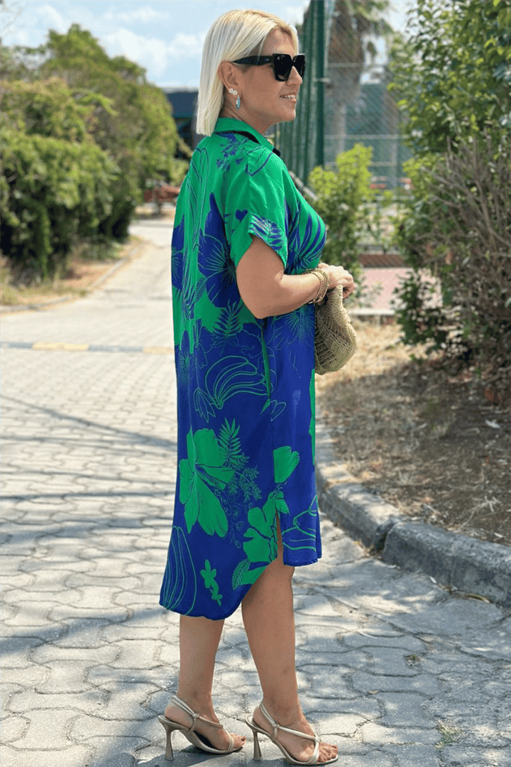 Rosalind | Chic Bloom Print Dress